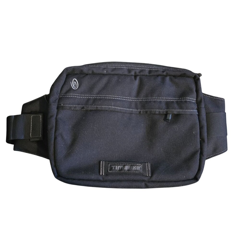 Timbuk2 Black Bag Padded Zipper Close Inside And Outside Pocket Adjustable Strap